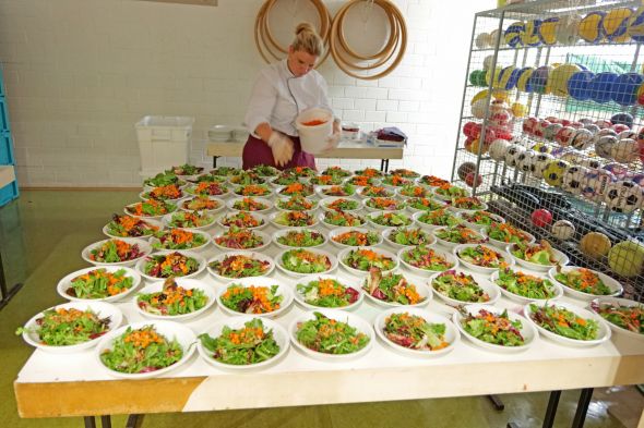 Salat in Massen