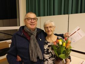 Friedhilde Willmann und Franz Josef Heizler für 60 Jahre Verbandszugehörigkeit