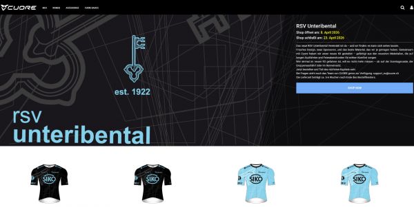 Cuore Vereinsshop für den RSV